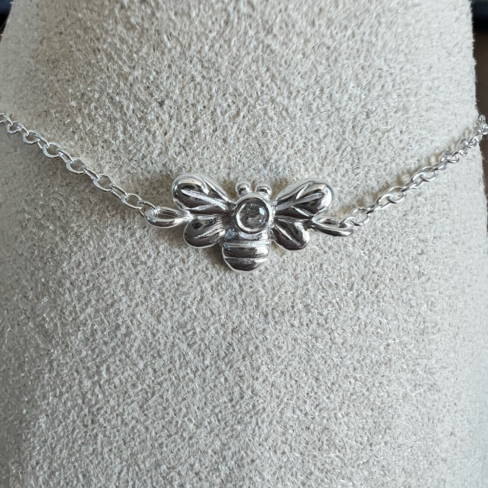 sterling Silver Bee Bracelet